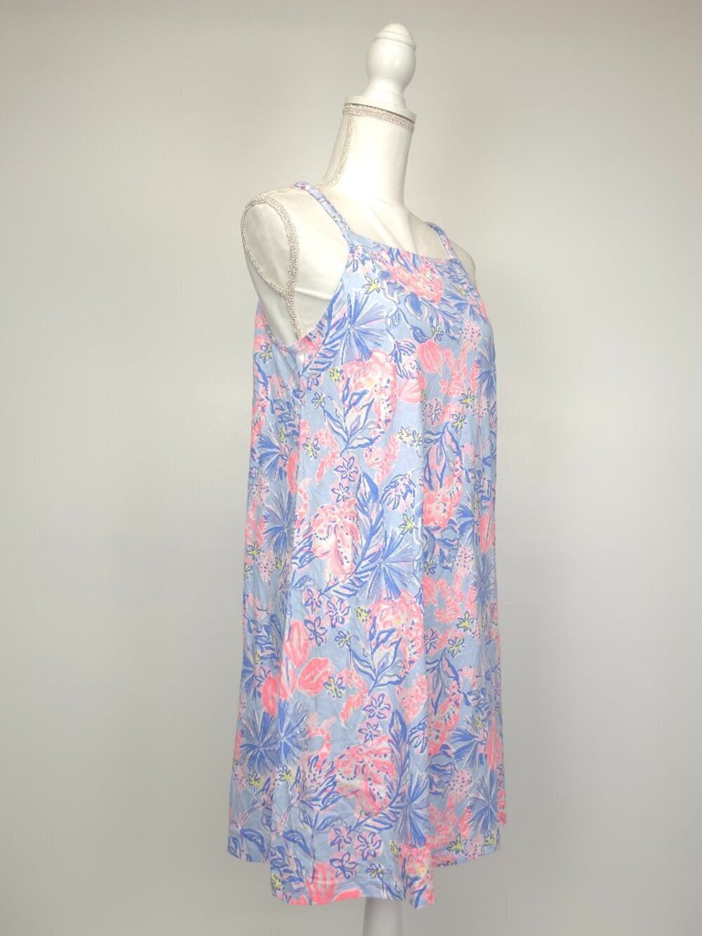 NWOT Lilly Pulitzer Kyleigh Dress Elephant Splash Floral Dress Size M - Picture 4 of 11